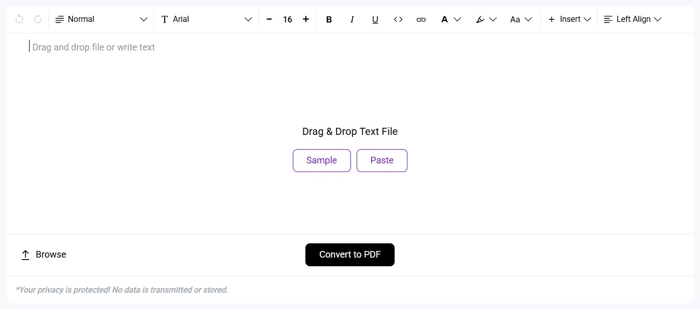 text formating opition